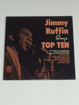 Jimmy Ruffin Sings Top Ten - Lp Soul704 Still 1st Edition 1967