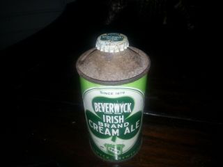 Beverwyck Cream Ale Cone Top Irtp Beer Can Beverwyck Brewing,  Ny Cap