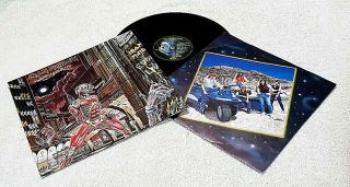 Iron Maiden " Somewhere In Time " 1986 Europe 1st.  Press Vinyl Lp