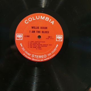 WILLIE DIXON I AM THE BLUES COLUMBIA CS - 9987 360 SOUND 1970 1ST PRESS EX. 4