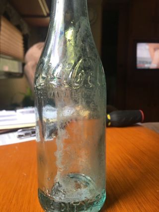 Rare Early Lake city SC Straight Sided Coca - Cola Bottle Root Applied Crown Top 2