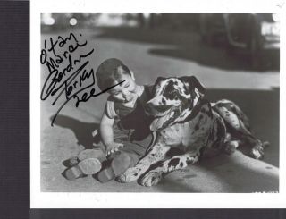 Our Gang Little Rascals Porky Lee Signed Autographed In Person 8x10 Photo