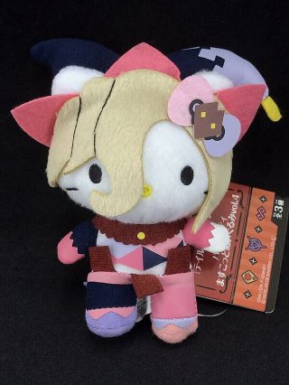 Tales Of Berseria X Hello Kitty 2 Plush Doll Mascot Key Chain Magilou Mayvin