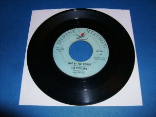 The Epsilons " Mad At The World " Shrine - 106 Soul Funk 45 Rpm