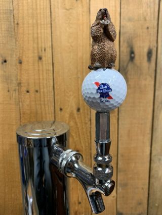 Pabst Blue Ribbon Beer Golf Tap Handle Pbr Caddyshack Gopher Beer Keg Kegerator