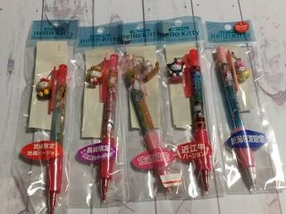 Hello Kitty 5 Gotochi Mechanical Pencil Set By Sanrio Japan [set 2]
