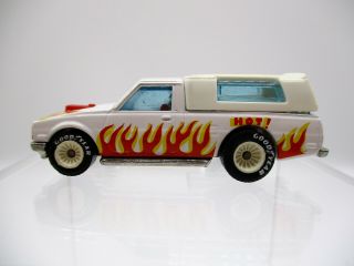 1983 Hot Wheels White With Flames Dodge D - 50 Real Riders Rr Diecast Car Malaysia