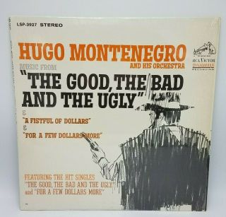 Hugo Montenegro & Orchestra The Good Bad And Ugly Nm 1975 Deep Groove Lp Shrink