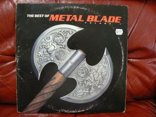 The Best Of Metal Blade Volume 1: 2 X Vinyl - 1986 Heavy Metal Compilation
