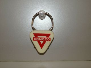 Vintage Conoco Key Chain Ring Sample