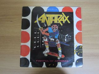 Anthrax Fistful Of Anthrax Korea Lyric Back Cover Lp