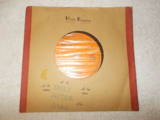 Vinyl 7 Inch Record Single Mick Ronson Love Me Tender Only After Dark 1974