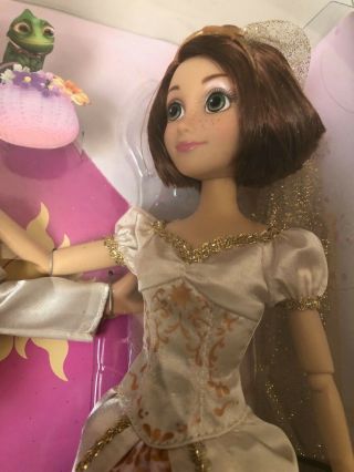 Disney Rapunzel and Eugene Classic Wedding Doll Set Tangled Ever After NIB 3