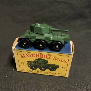 Matchbox Lesney Vintage 67 Saladin Armoured Car All