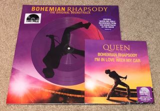 Queen Bohemian Rhapsody 2lp Picture Disc 7” Vinyl Rsd 2019 Record Store Day
