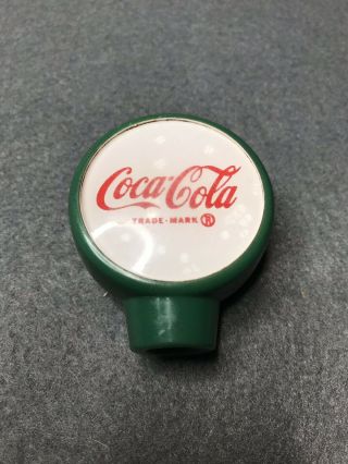 Vintage Coca Cola Fountain Dispenser Tap Handle Knob Green - Rare