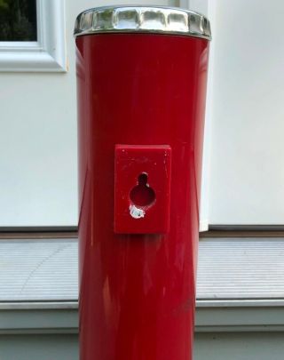 Vtg 1999 Red Plastic Coca Cola Paper Cup Dispenser 5
