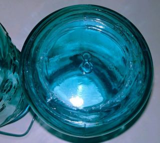 SET/2 - BALL SANITARY SURE SEAL BLUE QUART,  WIDE MOUTH CANNING JARS - NO LIDS - IN VGC 7