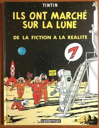 Tintin Ils Ont Marche Sur La Lune Casterman 1st Edition 1985 By Herge Eo First
