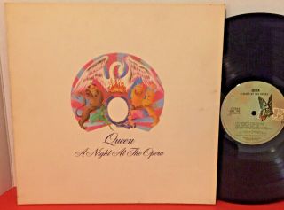 Queen A Night At The Opera 1975 Elektra Classic Rock Lp Vg,  Vinyl