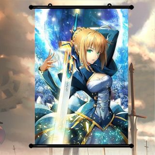 Fate/grand Order Saber Decor Poster Wall Scroll 40 60 Cm