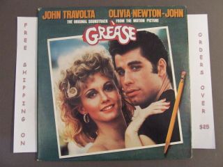 Grease Soundtrack Double Lp Olivia Newton - John John Travolta Rs - 2 - 4002