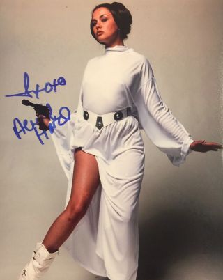 Allie Haze Signed Autographed 8x10 Star Wars Photo,