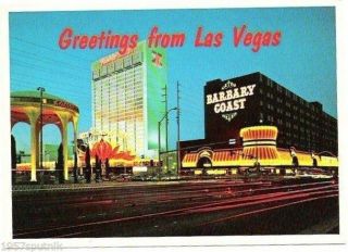 Barbary Coast Closed Las Vegas Hotel Casino Postcard Flamingo Hilton Caesars M