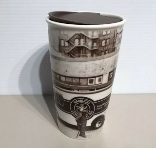 Starbucks Ceramic Coffee Mug Seattle 2016 Travel Cup Tumbler 12oz