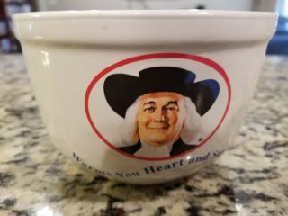Vintage 1999 Quaker Oats Cereal Oatmeal Bowl Warms Your Heart And Soul 20oz.