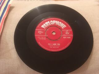Beatles Love Me Do 1962 UK 1st 7” Red Parlophone 7XCE 17144 - 1N ZT tax code VG 6
