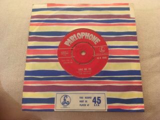 Beatles Love Me Do 1962 UK 1st 7” Red Parlophone 7XCE 17144 - 1N ZT tax code VG 7