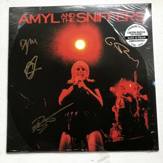 Amyl And The Sniffers - Big Attraction,  Giddy Up Hand Signed Record Autographed