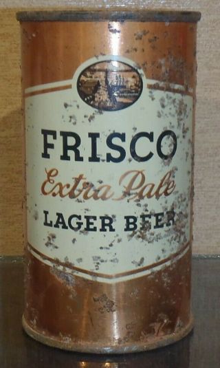 June 15th 1939 Bottom Open Frisco Flat Top Beer Can Irtp General Sf Ca Keglined