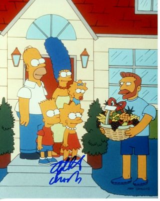 The Simpsons Albert Brooks Signed 8x10 Photo Hank Scorpio