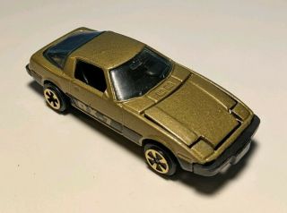 Vintage Kidco Metallic Gold 1981 Mazda Rx - 7 Diecast 1:64 Vhtf
