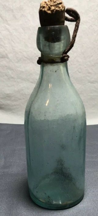 Vintage Soda Blob Top Bottle 1800s