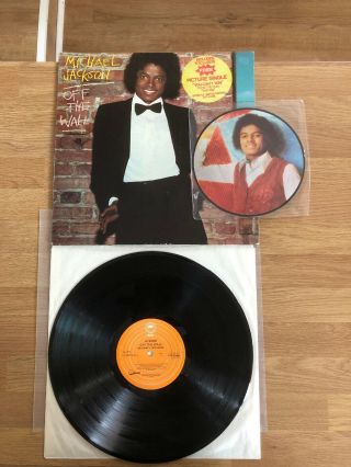 Michael Jackson - Off The Wall Rare Uk Orig Lp,  V.  Ltd 7’ Pic Disc 1979