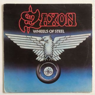 Saxon - Wheels Of Steel (cal115,  1980) Lp
