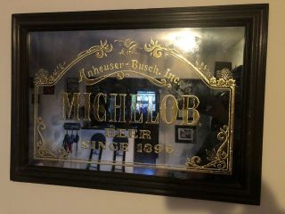 Vintage Michelob Bar Mirror