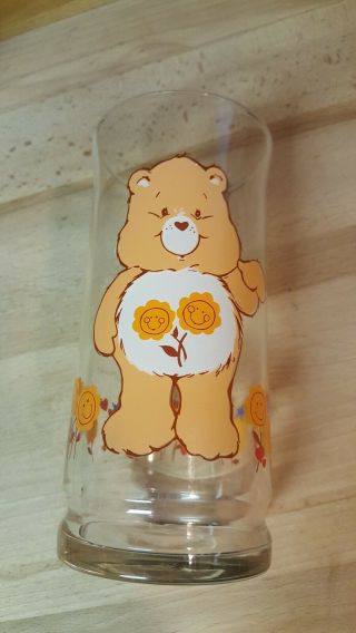 Very Rare 1983 Limited Edition Collector Series Glass By Pizza Hut " Friend Bear "
