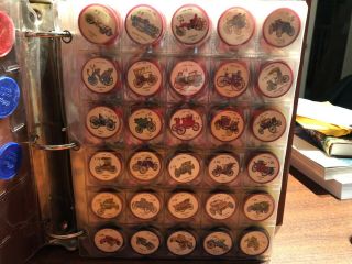 1960s Jell - O Antique Car Wheels Coin—complete 193/200 Coin Set In