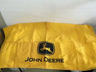 Antique Vintage John Deere Tractor Canvas Umbrella Yellow 1939 to 1950 RARE 2