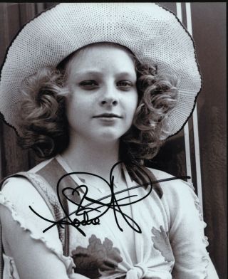 Jodie Foster Hand Signed Autographed Photo W/coa - Taxi Driver