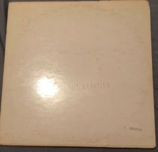 The Beatles White Album 2 Lp Low Number Cover 0380431 W/poster Pictures Lyrics