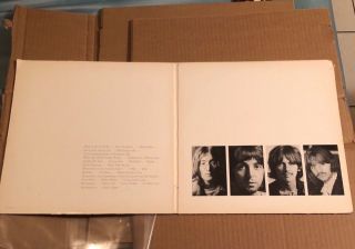 The BEATLES White Album 2 LP LOW NUMBER COVER 0380431 W/Poster Pictures Lyrics 5