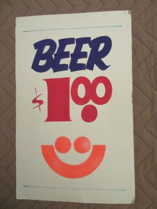 An Old Summerfest Beer Sign From Milwaukee,  Wisconsin From The 1980 