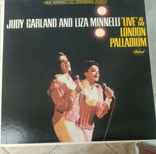 Judy Garland Liza Minnelli Live London Palladium Double Lp 1965 Vg,  /vg,