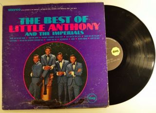 Little Anthony And The Imperials Lp The Best Of.  Veep Vps 16512 Vg/vg,