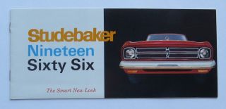 1966 Studebaker Full Line Brochure Cruiser Commander Wagonaire Daytona